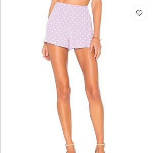 Sweet Pea Short in Lilac Dot